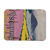 Duitsland  Platteland reisposter Magneet (Horizontaal)