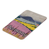 Duitsland  Platteland reisposter Magneet (Linkerzijde)