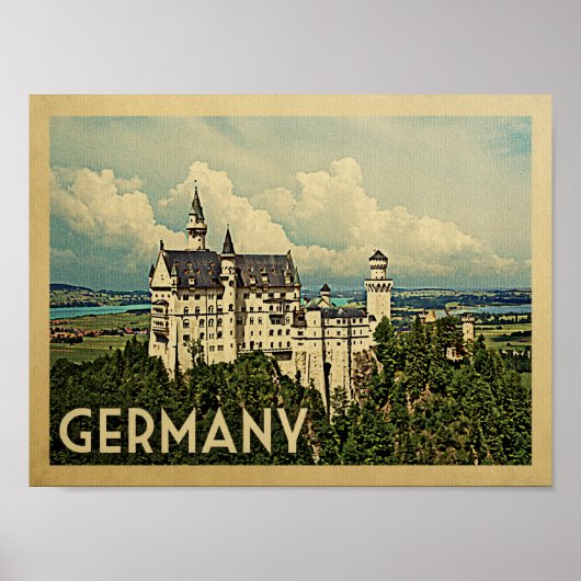 Duitsland Poster voor reizen (Voorkant)