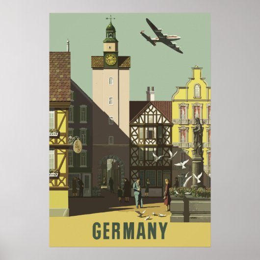 Duitsland Poster voor reizen (Voorkant)