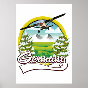 Duitsland Reis logo Poster