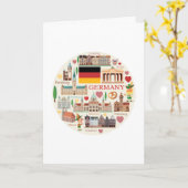 Duitsland reispictogrammen kaart (Gele Bloem)