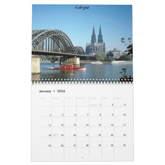 Duitsland reisrooster 2013 kalender (Jan 2026)