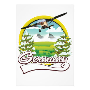 Duitsland Reizen logo Foto Afdruk