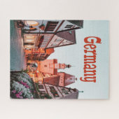 Duitsland rijtjeshuizen legpuzzel (Horizontaal)