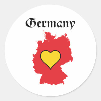 Duitsland Ronde Sticker