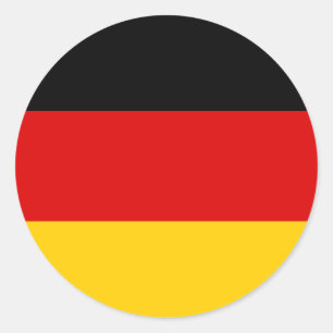 duitsland ronde sticker