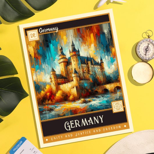 Duitsland |  schilderij briefkaart