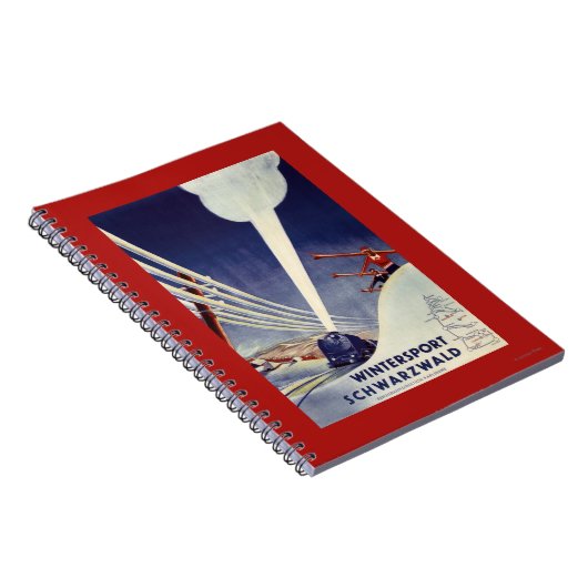 Duitsland - Skiing in the Black Forest Notitieboek (Rechterzijde)