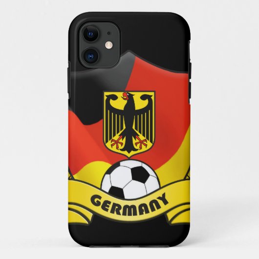 Duitsland Soccer iPhone 5 Hoesje (Achterkant)
