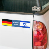 Duitsland staat met Israël Bumpersticker (Op Truck)