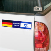 Duitsland staat met Israël Bumpersticker (Op Truck)