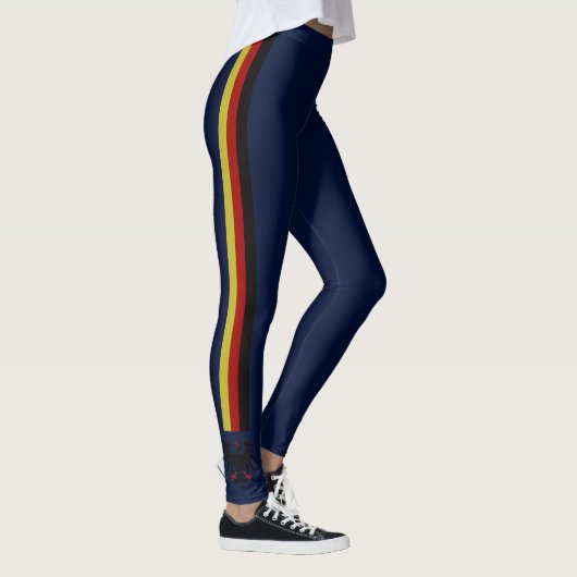 Duitsland strepen vlag leggings (Rechts)