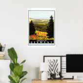  Duitsland Summer Travel Poster (Thuiskantoor)