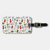Duitsland | Symbolen Patroon Bagagelabel (Voorkant horizontaal)