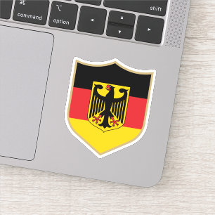 Duitsland symboliseert patriottische reizen sticker