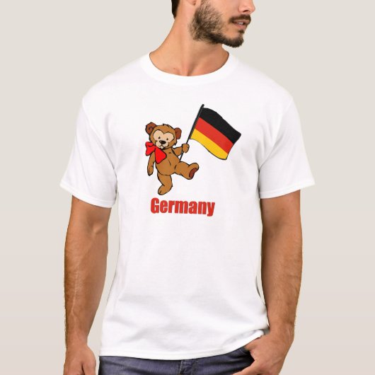Duitsland Teddy Bear T-shirt (Voorkant)