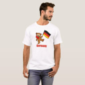 Duitsland Teddy Bear T-shirt (Voorkant volledig)