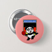 Duitsland Tennis Panda Ronde Button 5,7 Cm (Voorkant /achterkant)