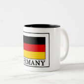 Duitsland Tweekleurige Koffiemok (Voorkant rechts)