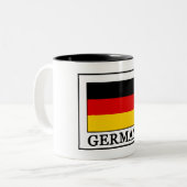 Duitsland Tweekleurige Koffiemok (Voorkant links)