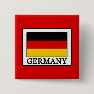 Duitsland Vierkante Button 5,1 Cm