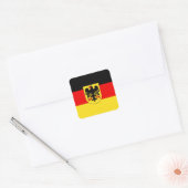DUITSLAND VIERKANTE STICKER (Envelop)