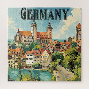 Duitsland vintage reisposter legpuzzel