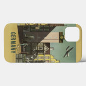 DUITSLAND Vintage Travel iPad case (Achterkant (horizontaal))