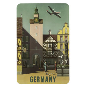 DUITSLAND Vintage Travel magnet Magneet