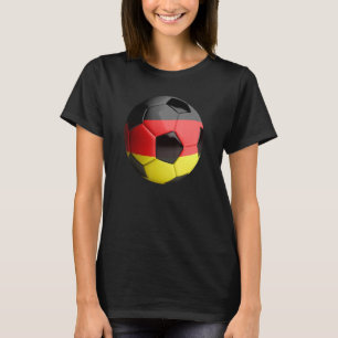 Duitsland Vlag Football Voetbal T-shirt