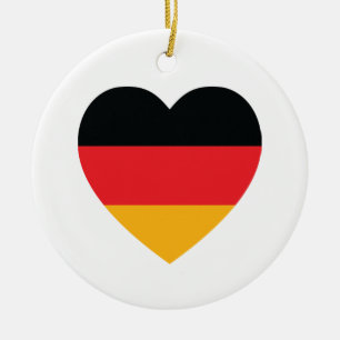 Duitsland Vlag Hart Ornament
