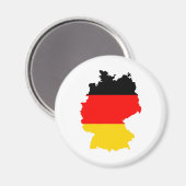 duitsland vlag kaart duitsland magneet (Voorkant / Achterkant)