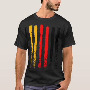 Duitsland vlag liefde trotse duitse mensen BACKPRI T-shirt