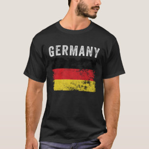 Duitsland Vlag Noodlijdende Mannen Vrouwen Kinder T-shirt
