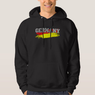 Duitsland vlag verst Engeland retrovlag Hoodie