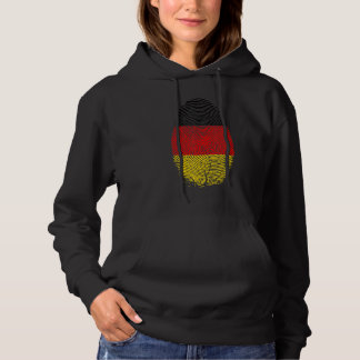 Duitsland Vlag Vingerafdruk Het zit in mijn DNA vo Hoodie
