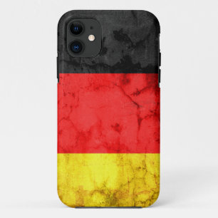 Duitsland vlag Vintage 3 iPhone 11 Hoesje