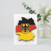 Duitsland - Vlaggenkaart Briefkaart (Staand voorkant)