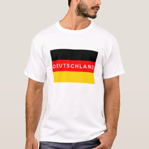 duitsland - vlaggenland deutschland - tekstnaam t-shirt