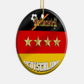 Duitsland Voetbal Keramisch Ornament (Rechts)