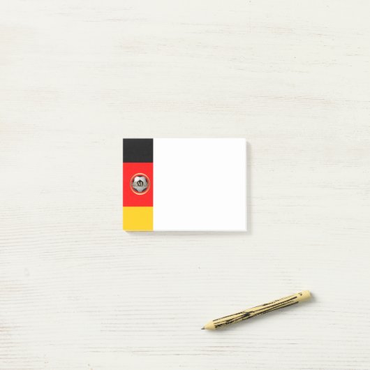 Duitsland Voetbal Post-it® Notes (Op bureau)