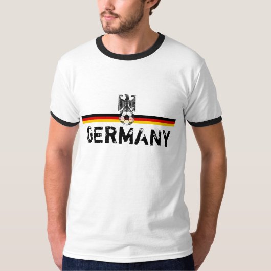 Duitsland Voetbalnatie T-shirt (Voorkant)