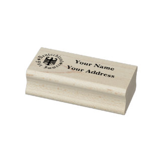 Duitsland voor altijd/ zwarte adelaar/ retouradres 	rubberstempel