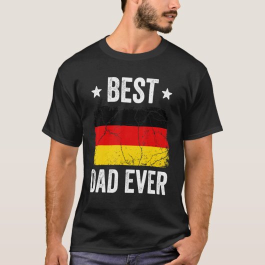 Duitsland voor mannen beste vader ooit t-shirt (Voorkant)