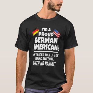 Duitsland VS vlag trots een patriottische Duitse A T-shirt