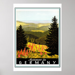  Duitsland Zomerposter Poster