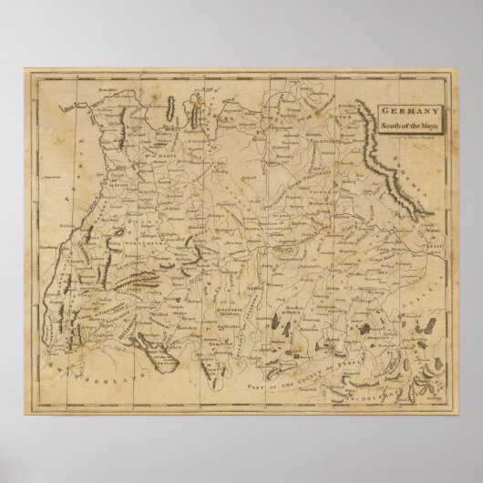 Duitsland, zuid 2 poster (Voorkant)