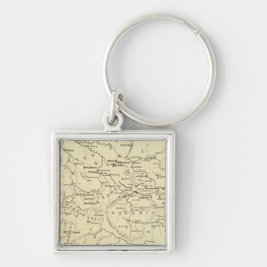 Duitsland, Zwitserland, Nederland Sleutelhanger (Voorkant)