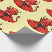 Duivel cadeaupapier (Hoek)